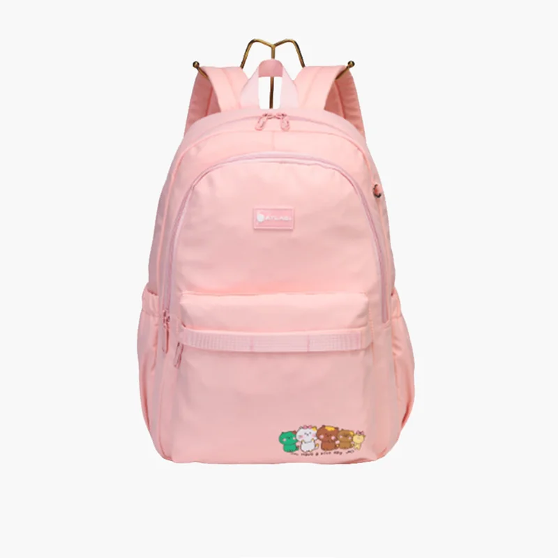 أطلس Graphic Print Pink Backpack for Kids